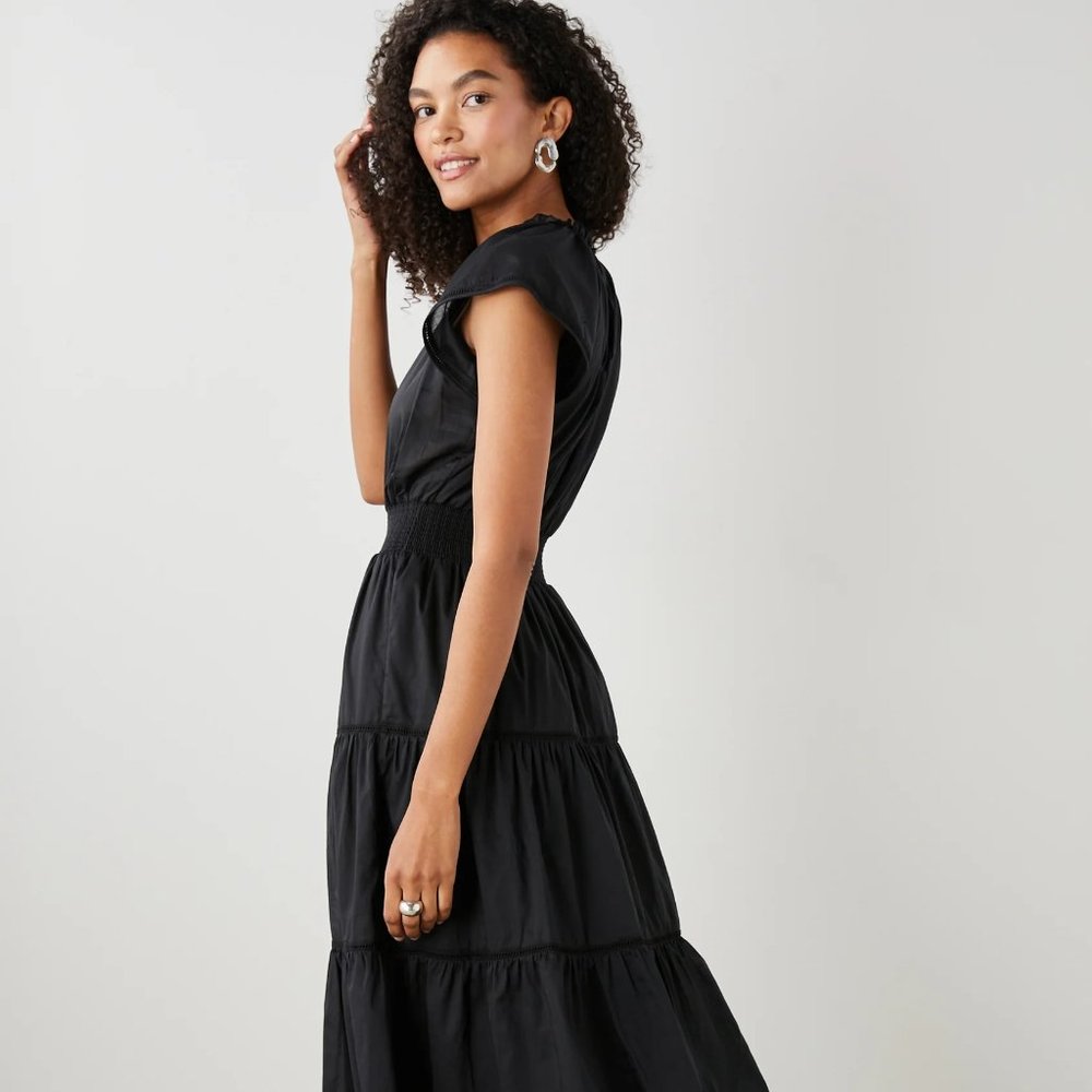 Rails Amellia Dress True Black Lace Size L. NWT